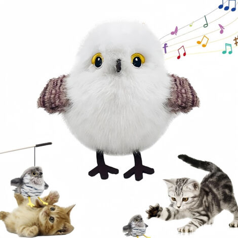 Jouet d'oiseau volant rechargeable pour chat