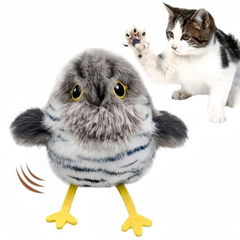 Jouet d'oiseau volant rechargeable pour chat