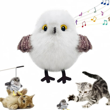 Jouet d'oiseau volant rechargeable pour chat
