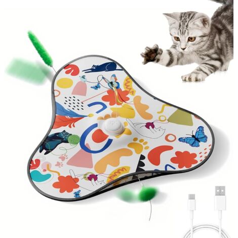 Jouet électrique pour chat - Jeu de mouvement avec stimuli