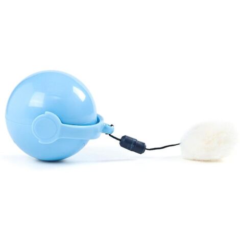 Jouet électrique pour chat Teaser Balles alimentées par batterie Jouet interactif en peluche pour chaton
