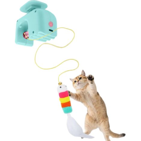 Jouet Électronique pour Chat - Jeu Électrique Interactif pour Chat - Jouet