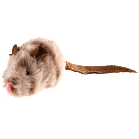 Jouet en peluche interactif pour chiens et chats (souris)