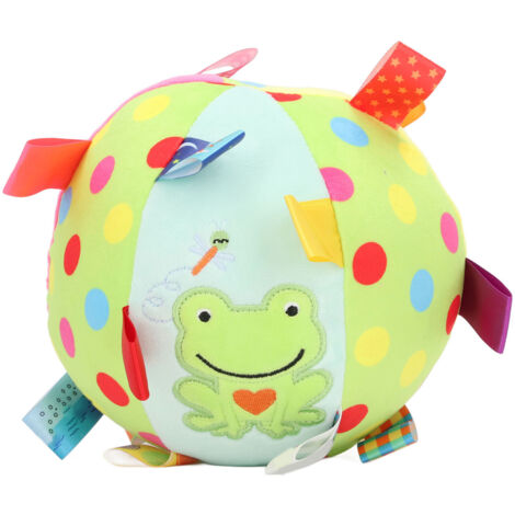 Jouet Football en Peluche pour Chien - Ballon de Foot Interactif Anti-ennui avec Lanière pour Chiot