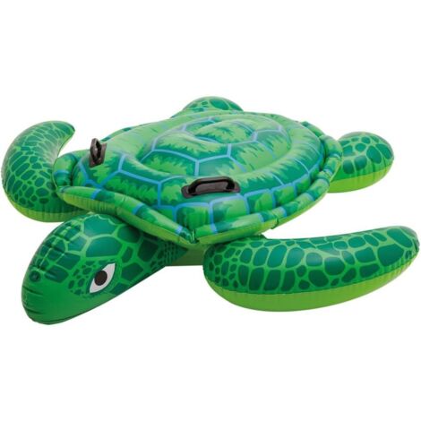 Jouet gonflable à chevaucher tortue double crocodile pour enfants et adultes, bouée de natation en stock