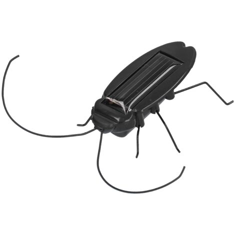 Jouet Insecte Solaire Faux Cafard Simulation Décor Halloween Effrayant