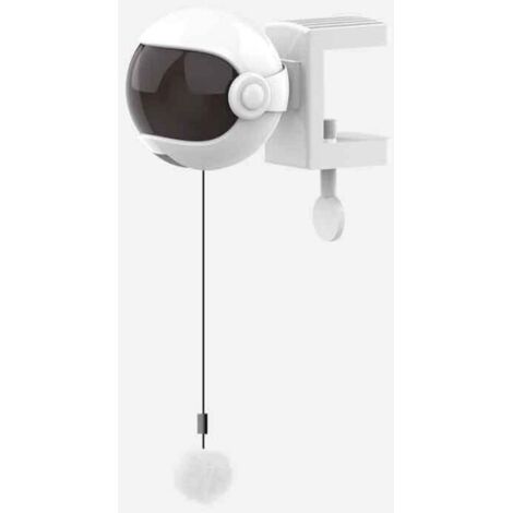 Jouet interactif blanc pour chat – balle rechargeable pour chat