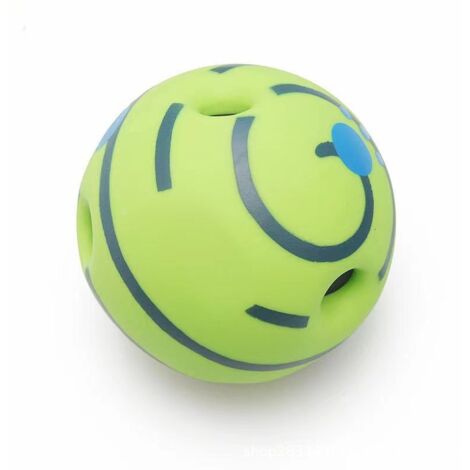 Jouet interactif en silicone pour chien Wobble Wag Giggle Ball