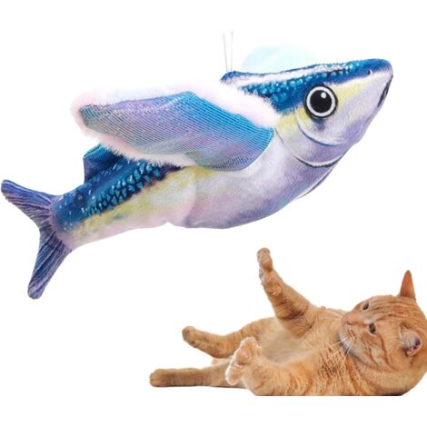 Jouet Interactif pour Chat avec Son De Cri,Poisson Sonore