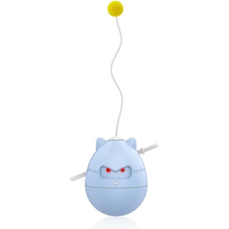 Jouet interactif pour chat d'intérieur, balle rotative Ninja Tumbler Timi à activation automatique par mouvement