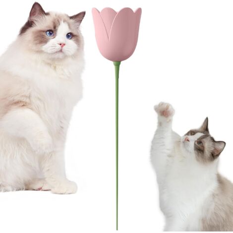 Jouet Interactif pour Chat - Jeu Électrique Au Design - À Rotation