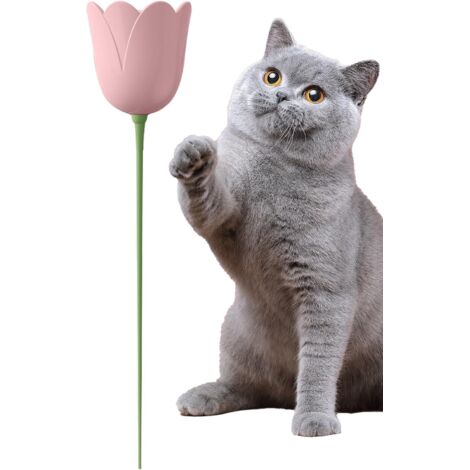 Jouet Interactif pour Chat - Jeu Électrique en Forme De Fleur - Jouets