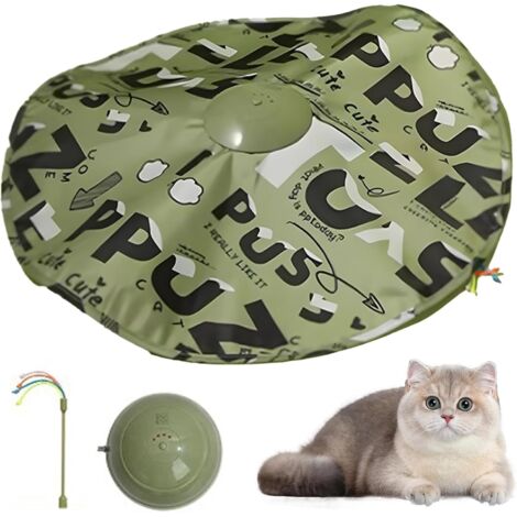 Jouet interactif pour chat Jouet d'intérieur avec couvercle