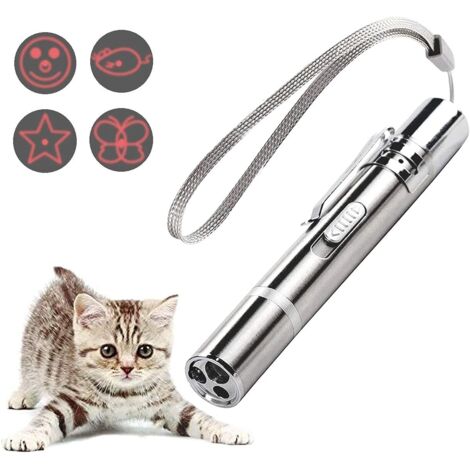 Jouet interactif pour chat, rechargeable par USB, LED de poche L