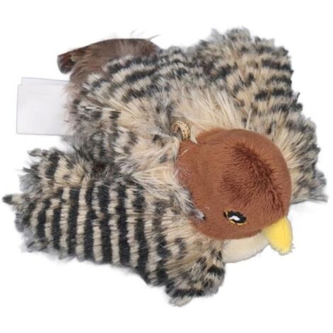 Jouet interactif pour chat Souris Oiseau - Émet des sons - Matériau doux - Batterie intégrée