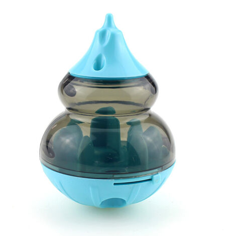 Jouet interactif pour chien avec lumière clignotante et nourriture qui fuit, distributeur de nourriture pour chiots et chats, boule de puzzle, mangeoire lente, jouets pour friandises