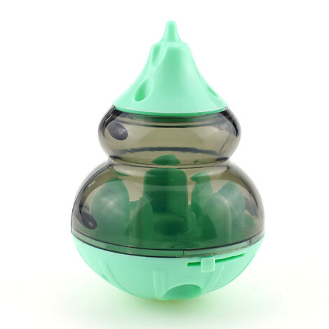 Jouet interactif pour chien avec lumière clignotante et nourriture qui fuit, distributeur de nourriture pour chiots et chats, boule de puzzle, mangeoire lente, jouets pour friandises