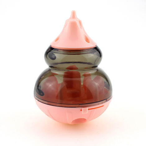 Jouet interactif pour chien avec lumière clignotante et nourriture qui fuit, distributeur de nourriture pour chiots et chats, boule de puzzle, mangeoire lente, jouets pour friandises