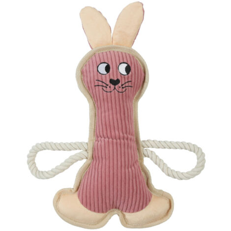 Jouet Lapin rose BUDDY pour chien - zolux