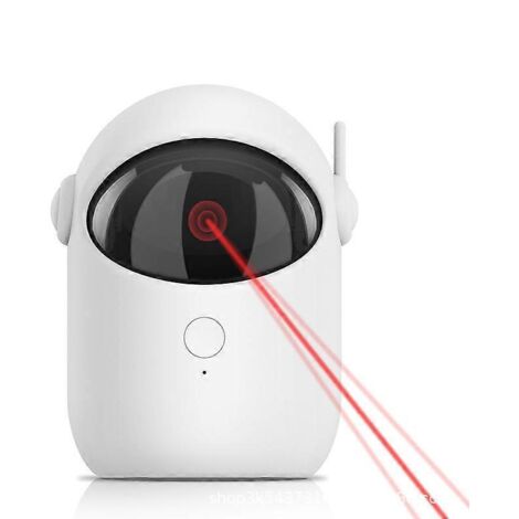 Jouet laser interactif automatique pour chatons et chiens, rechargeable par USB et alimenté par batterie.