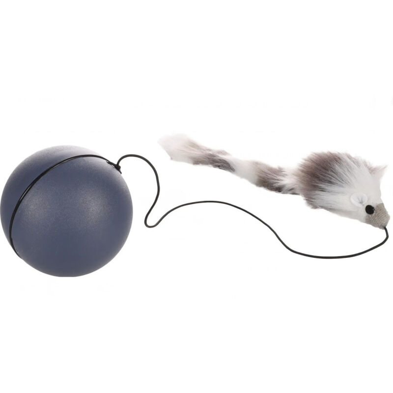 Flamingo - Jouet électronique balle automatique avec souris pour chat Gris