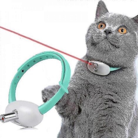 Jouet lumineux automatique pour chat, collier laser intelligent pour chat, rechargeable par USB, jouet amusant pour chaton, VRD interactif