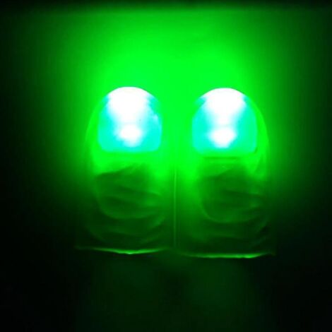 Jouet lumineux magique pour les pouces, pouces lumineux, doigts clignotants LED, tour de magie, lumière verte