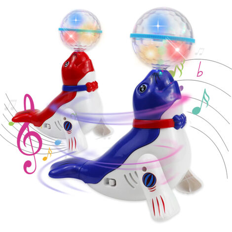 Jouet Musical Chien Électrique Rotatif - Cadeau de Noël pour Enfants et Amis