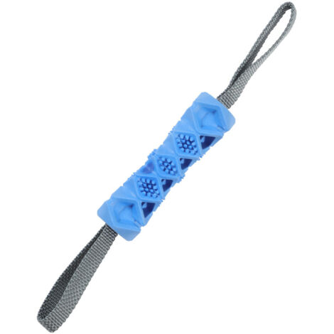 Jouet os TPR cache friandises 38.5 cm , bleu pour chien - zolux