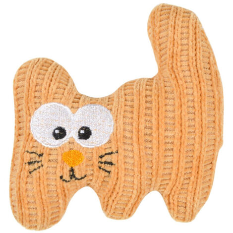 Jouet Peluche pour Chat "Boho Cat" 12cm Moutarde