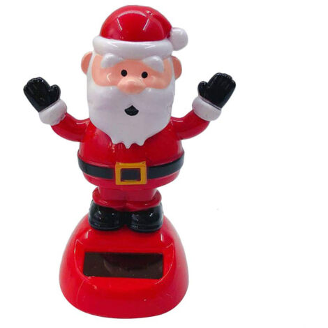 Jouet Père Noël Solaire Automatique - Décoration de Balançoire pour Fêtes
