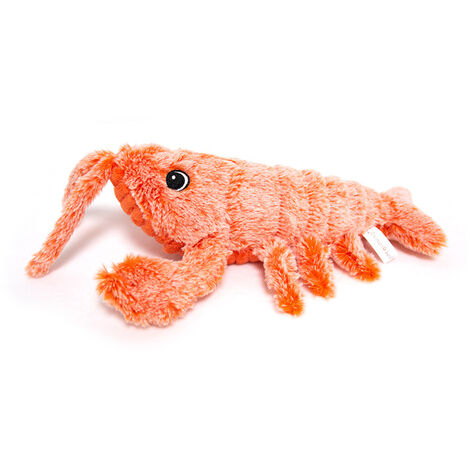 Jouet Poisson Électronique Interactif pour Chats - Jouet Électrique Mou, Sac Herbe à Chat Rechargeable - Peluche Lavable, 3 Vitesses, Câble USB - Jeu Stimulant de Chasse pour Chaton