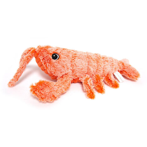 Jouet Poisson Électronique Interactif pour Chats - Jouet Électrique Mou, Sac Herbe à Chat Rechargeable - Peluche Lavable, 3 Vitesses, Câble USB - Jeu Stimulant de Chasse pour Chaton
