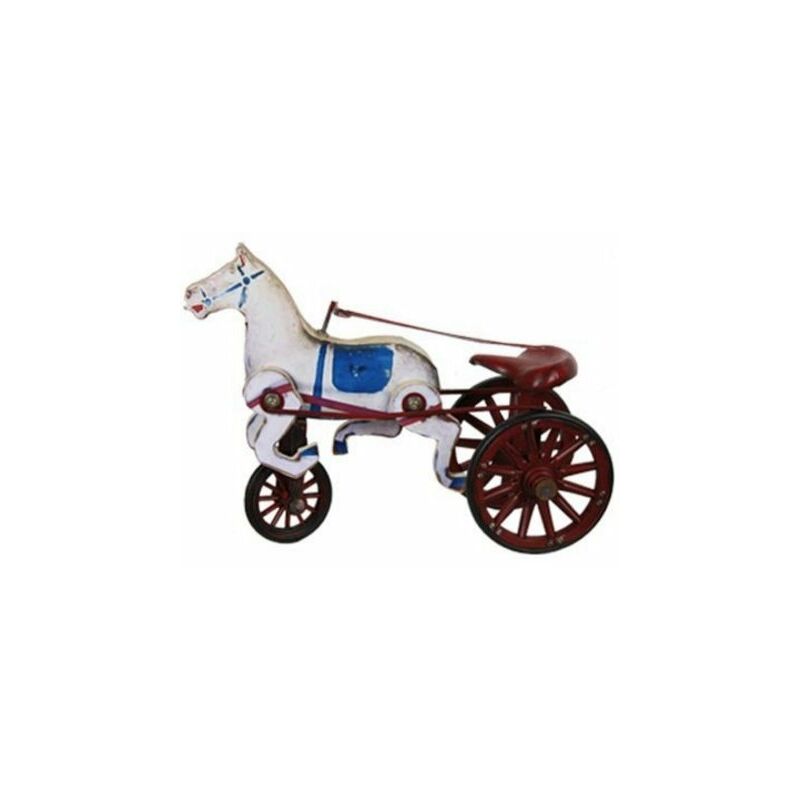 Horses - Jouet poney avec chariot pour enfants en bois