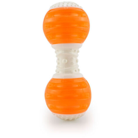 Jouet pour Animaux de Compagnie de Forme d'haltères,Jouets et jeux pour chien， Jouets de Dents de Nettoyage molaires Jouet molaire de Chien Durable, Jouet de Chien d'haltères à mâcher pour Chiens, Cha