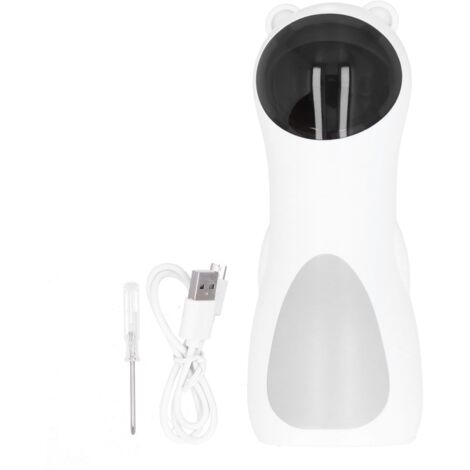 Jouet pour chat 2 en 1 avec lumière rouge, LED automatique USB, petit format pour la maison, rotation à deux vitesses.