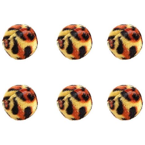 Jouet pour chat : 8 balles rebondissantes colorées faites main, jouets pour chaton avec grelots en peluche, lot de 8 pièces