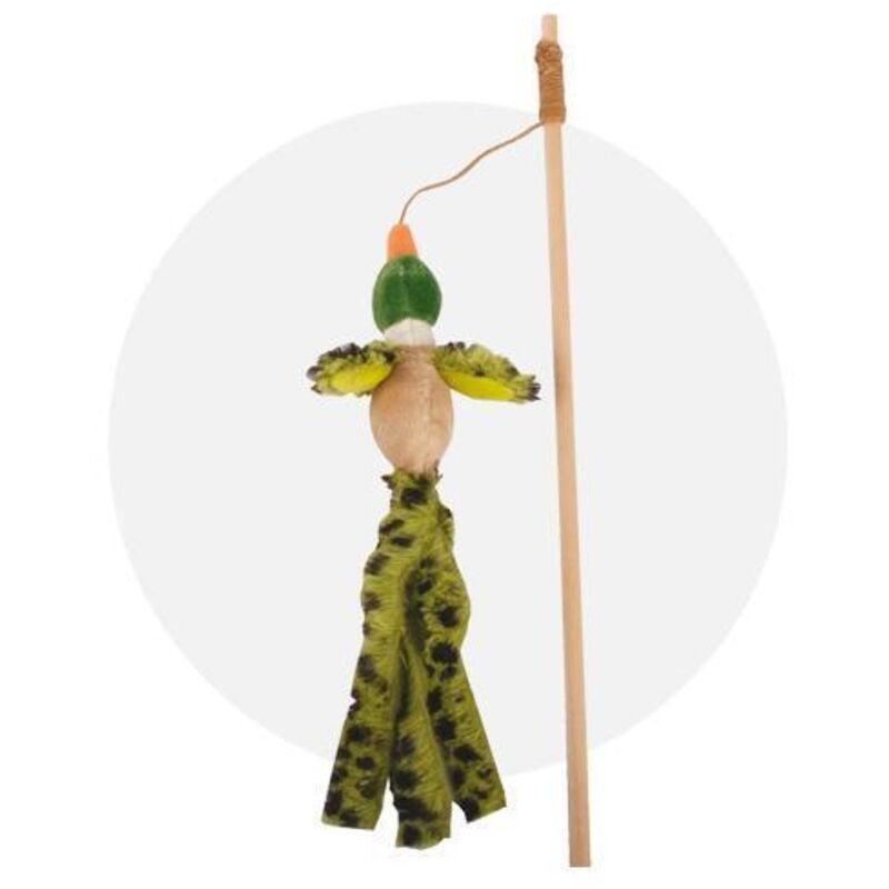 Jouet Chat 'Canne A Peche Canard SIFFLEU