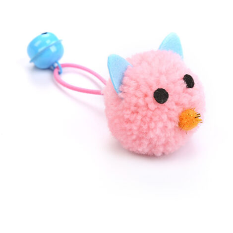 Jouet pour chat, forme de souris mignonne avec clochette, jouet pour chat, jouet interactif en peluche pour chat de compagnie