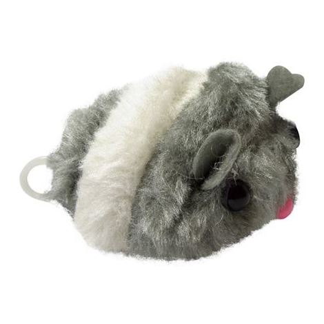 Jouet Pour Chat Peluche Souris 6 X 5 Cm Gris Blanc 3 Grau Weiss