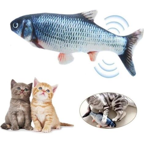 Jouet Pour Chat Poisson Type 5 Remuement Électrique USB Charge Carpe Poupée Jouet En Peluche Poisson Réaliste