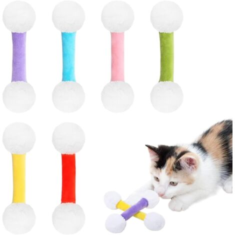 Jouet pour chat qui fait ses dents, jouet avec herbe à chat