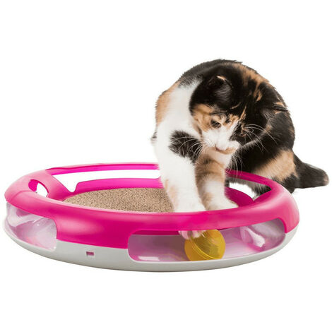 Jouet pour chat Race & Scratch ø 37 cm - Trixie