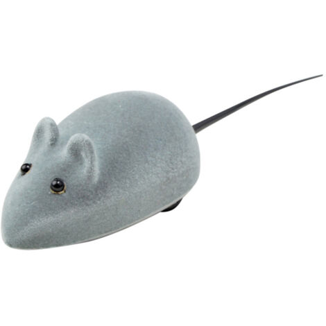 Jouet pour Chat "Souris Mécanique" 18cm Gris