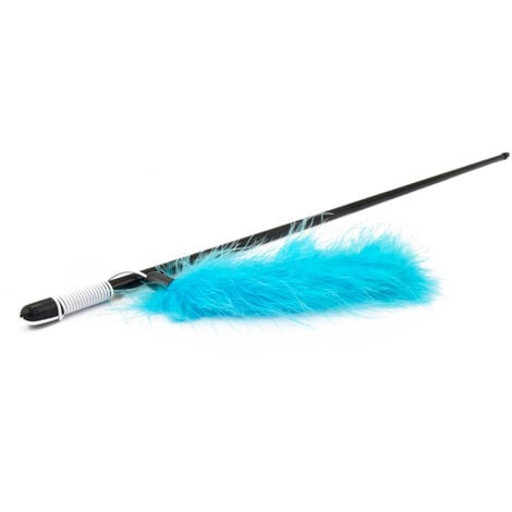 Jouet pour chats canne avec stylo de couleur 48cm nayeco