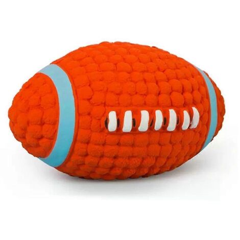 Jouet pour chien amusant en forme de tennis ou de football, idéal pour le nettoyage des dents des chiens D--