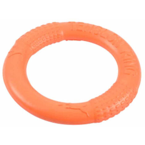 Jouet pour Chien "Anneau Eva Fitness" 17cm Orange