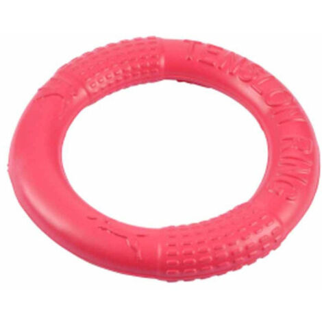 Jouet pour Chien "Anneau Eva Fitness" 17cm Rouge