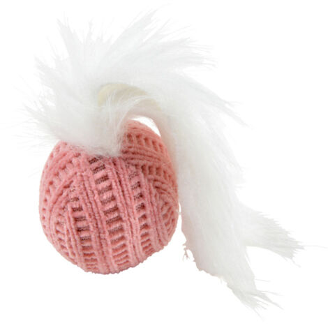 Jouet pour Chien Balle "Boho Cat" 4cm Bois de Rose