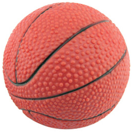 Jouet pour Chien "Balle de Basket" 7cm Rouge